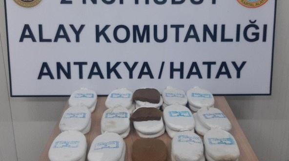 Hatay, Van, Hakkari ve Iğdır hudut hatlarında 55 kilo uyuşturucu yakalandı