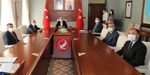 Hatay Valiliği’nde Reyhanlı için hizmetler değerlendirildi