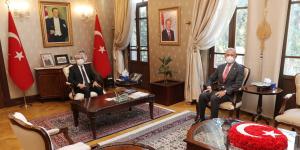 Vali Doğan Fuat Tosyalı’yı ağırladı