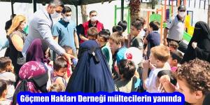 Göçmen Hakları Derneği mültecilerin yanında