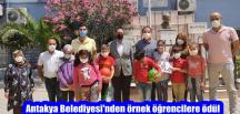 Antakya Belediyesi’nden örnek öğrencilere ödül