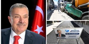 “Antakya’da asfalt çalışmaları tüm hızıyla devam ediyor”