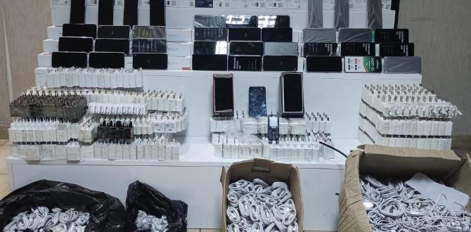 Hatay’da kaçak cep telefonu operasyonu