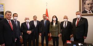 BAŞKAN YILMAZ ANKARA’DA ZİYARETLER GERÇEKLEŞTİRDİ