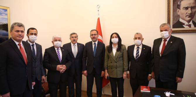 BAŞKAN YILMAZ ANKARA’DA ZİYARETLER GERÇEKLEŞTİRDİ