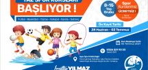 ÜCRETSİZ YAZ SPOR KURSLARI İÇİN KAYITLAR BAŞLADI