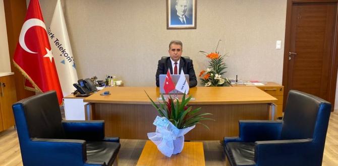 GURURUMUZ “TAYFUR CÜNEDİOĞLU” MERSİN TELEKOM İL MÜDÜRÜ OLDU