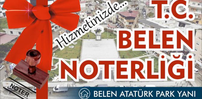 Noterlik Belen’e Hayırlı Olsun