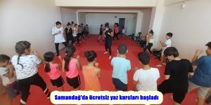 Samandağ’da ücretsiz yaz kursları başladı