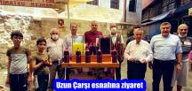 Uzun Çarşı esnafına ziyaret