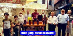 Uzun Çarşı esnafına ziyaret