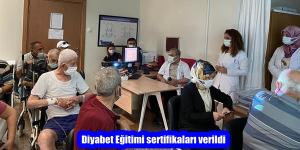 Diyabet Eğitimi sertifikaları verildi