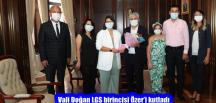 Vali Doğan LGS birincisi Özer’i kutladı