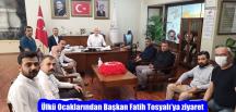 Ülkü Ocaklarından Başkan Fatih Tosyalı’ya ziyaret