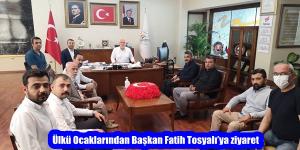 Ülkü Ocaklarından Başkan Fatih Tosyalı’ya ziyaret