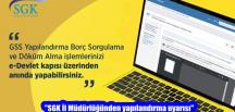 “SGK İl Müdürlüğünden yapılandırma uyarısı”