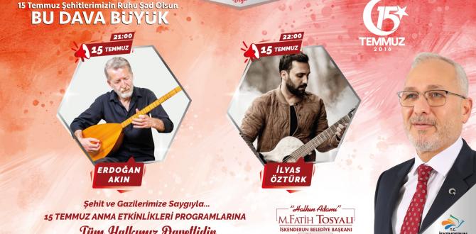 Başkan Tosyalı’dan 15 Temmuz programlarına davet