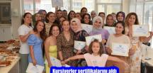 Kursiyerler sertifikalarını aldı