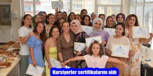 Kursiyerler sertifikalarını aldı