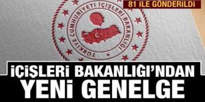 İçişleri Bakanlığı’ndan Kurban Bayramı genelgesi
