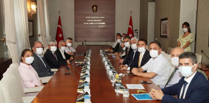 Vali Doğan Başkanlığında Toplantı Gerçekleştirildi