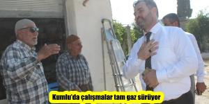 Kumlu’da çalışmalar tam gaz sürüyor