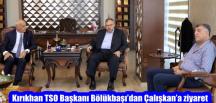 Kırıkhan TSO Başkanı Bölükbaşı’dan Çalışkan’a ziyaret