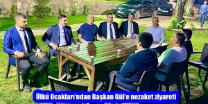 Ülkü Ocakları’ndan Başkan Gül’e nezaket ziyareti