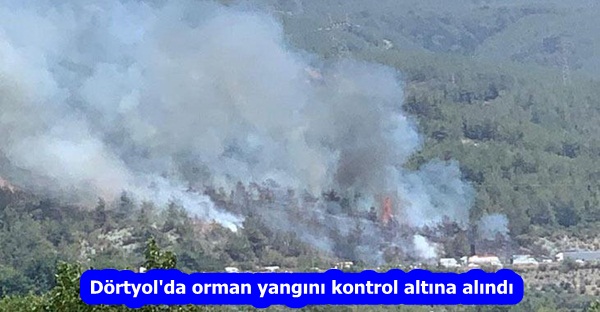 Dörtyol’da orman yangını kontrol altına alındı