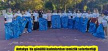 Antakya ’da gönüllü kadınlardan temizlik seferberliği