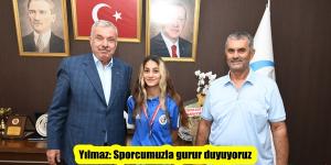 Yılmaz: Sporcumuzla gurur duyuyoruz