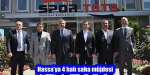 Hassa’ya 4 halı saha müjdesi