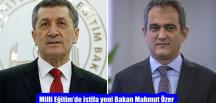 Milli Eğitim’de istifa yeni Bakan Mahmut Özer