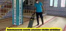 İbadethanelerde temizlik çalışmaları titizlikle yürütülüyor
