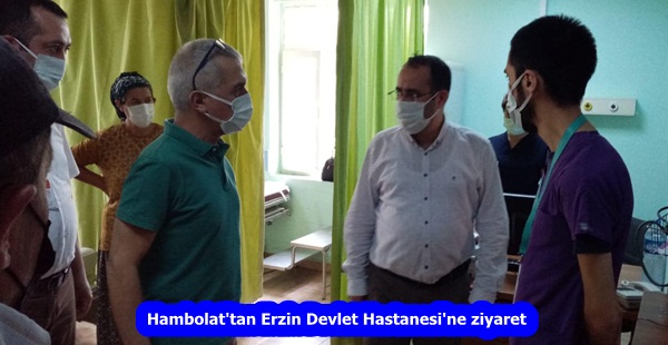 Hambolat’tan Erzin Devlet Hastanesi’ne ziyaret