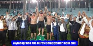 Yayladağı’nda Aba Güreşi şampiyonları belli oldu