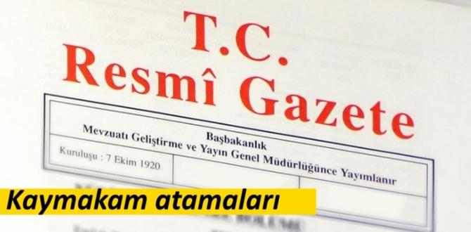 Hatay’da 8 ilçenin kaymakamı değişti
