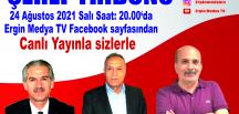 Şeref Tribünü bu akşam Ergin Medya TV’de önemli konuklarını ağırlıyor
