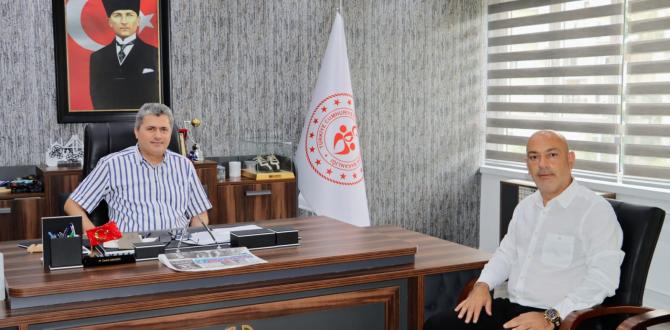 HGC Başkanı Temizyürek’ten Müdür Şensöz’e ziyaret
