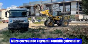 Müze çevresinde kapsamlı temizlik çalışmaları