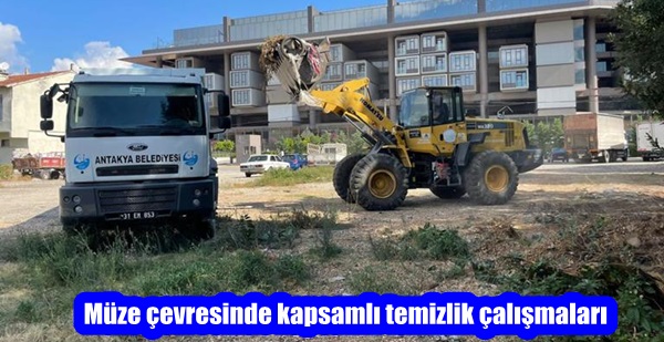 Müze çevresinde kapsamlı temizlik çalışmaları