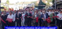 “Yayladağı’nda çilek festivalinin 20.yıl coşkusu yaşandı”