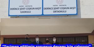 “Tecimen eğitimin sorunsuz devamı için çalışıyor”