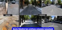 Akevler Mahallesi’nde asfaltlama çalışmaları tamamlandı