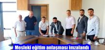 Mesleki eğitim anlaşması imzalandı