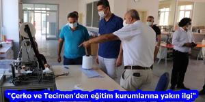 “Çerko ve Tecimen’den eğitim kurumlarına yakın ilgi”