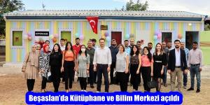 Beşaslan’da Kütüphane ve Bilim Merkezi açıldı