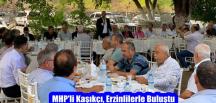 MHP’li Kaşıkçı, Erzinlilerle Buluştu