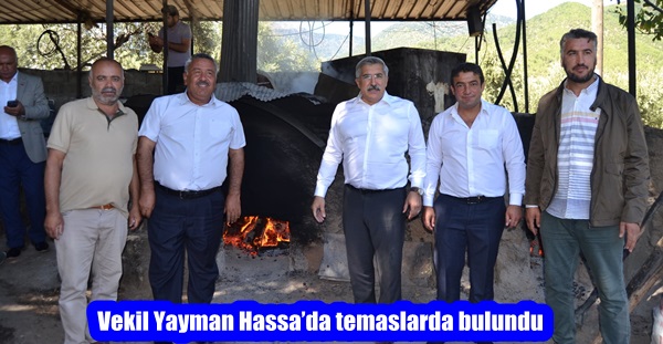 Vekil Yayman Hassa’da temaslarda bulundu