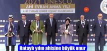 “Hatay’lı yılın ahisine büyük onur”